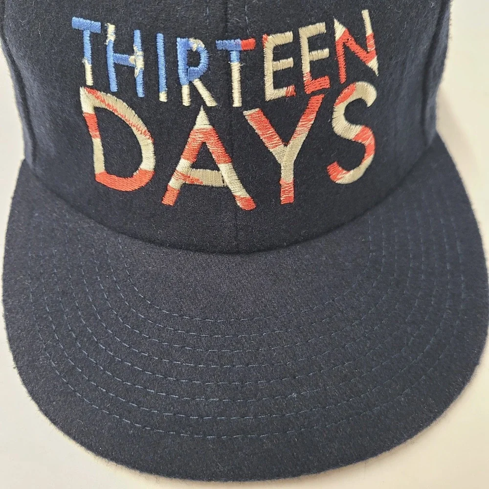 Vintage Thirteen Days Movie Promo Hat Adjustable 2000‎ Thriller War Wool Blend